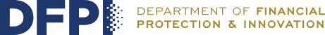 DFPI - DEPARTMENT OF FINANCIAL PROTECTION